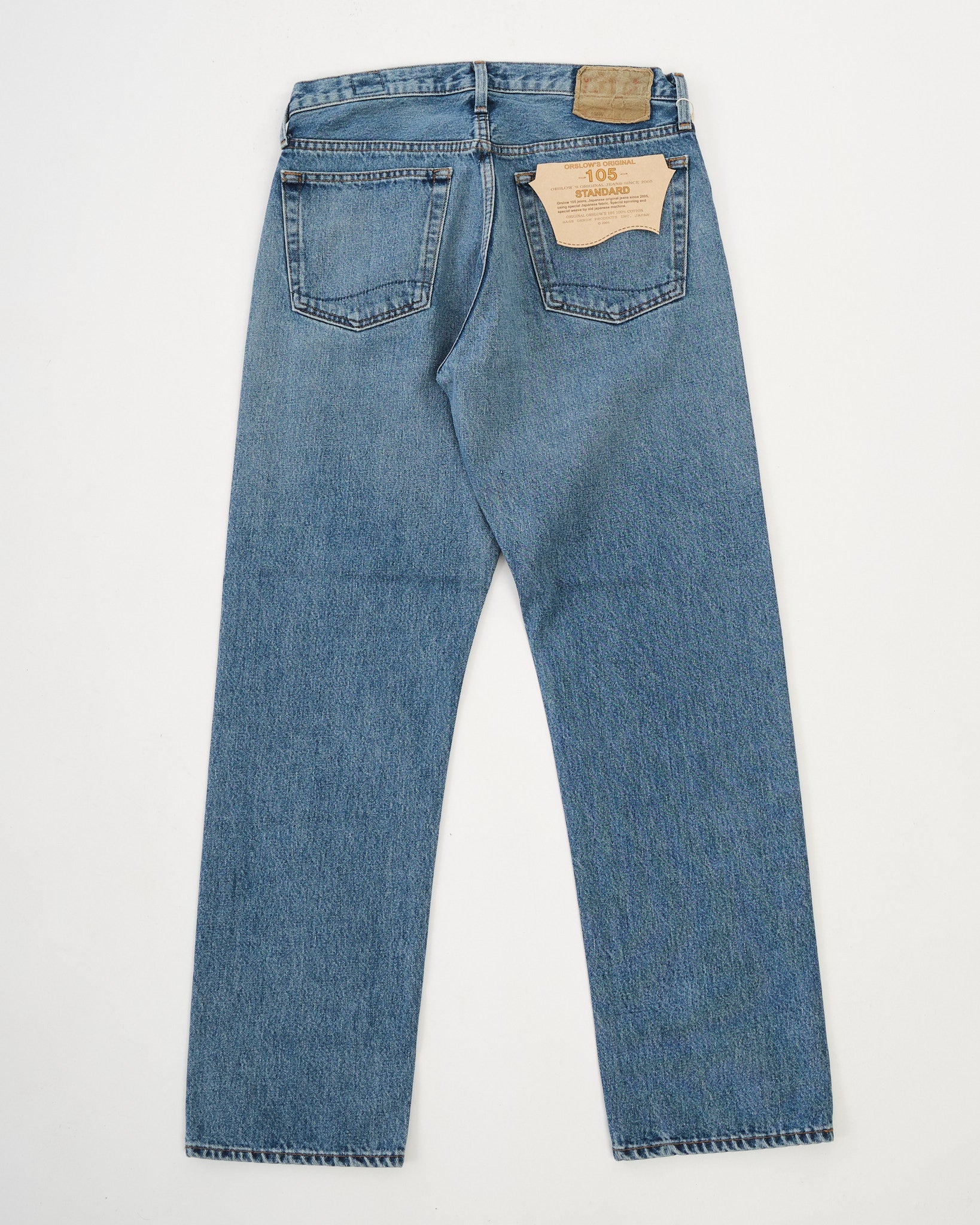 orSlow | 105 STANDARD SELVEDGE DENIM 2 JAHRE WASH | Meadow