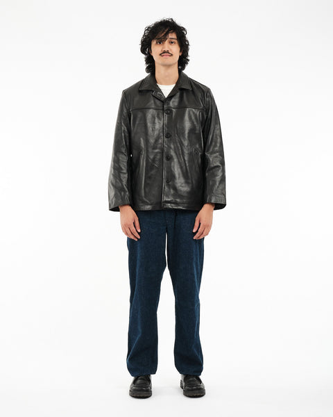 ジャケット・アウター nudie jeans co PUNK LEATHER JACKET Nudie Jeans Ziggy Punk | Leather Black Motorcycle Jacket