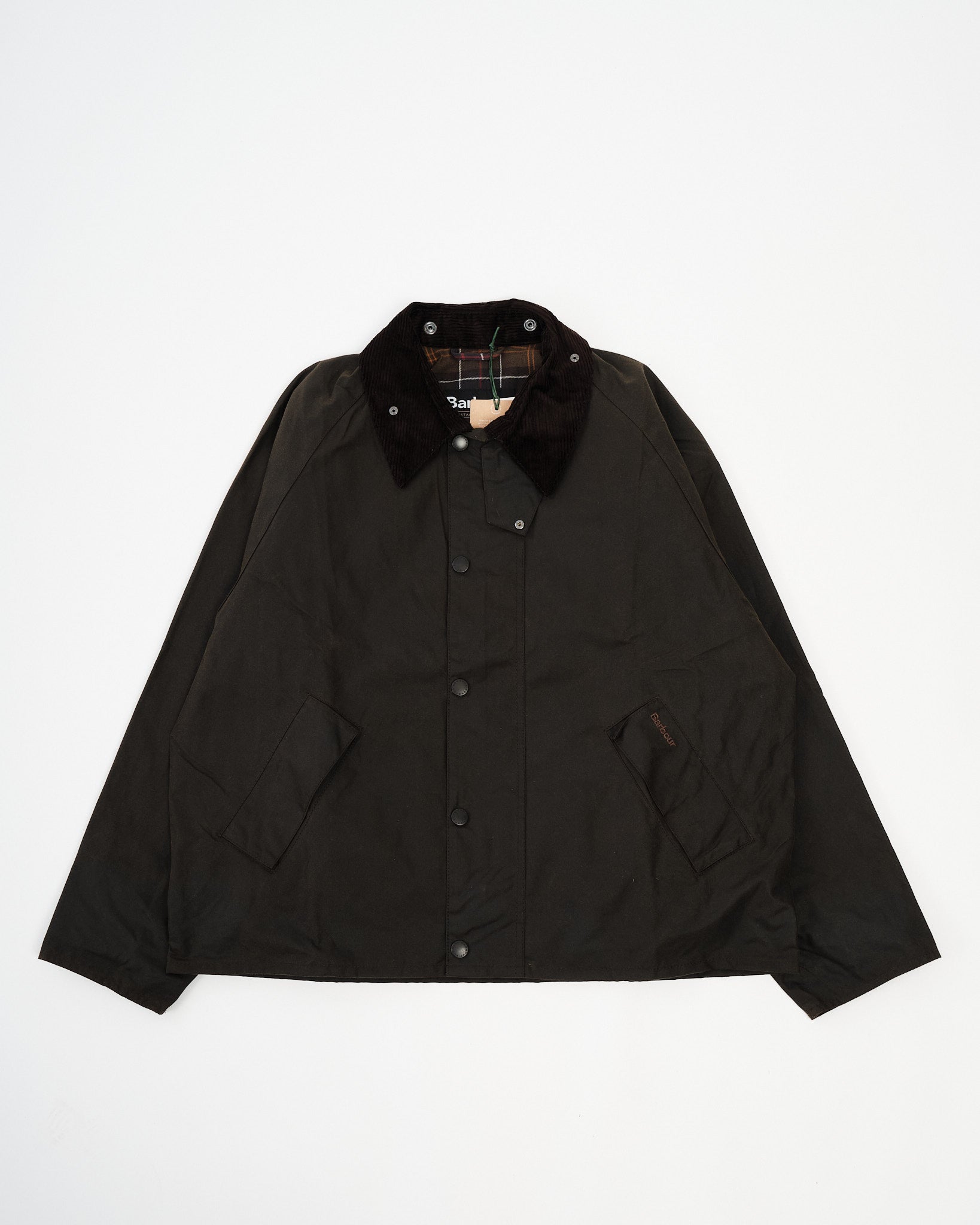 BARBOUR | OS Transport Wachsjacke Olive | MEADOW
