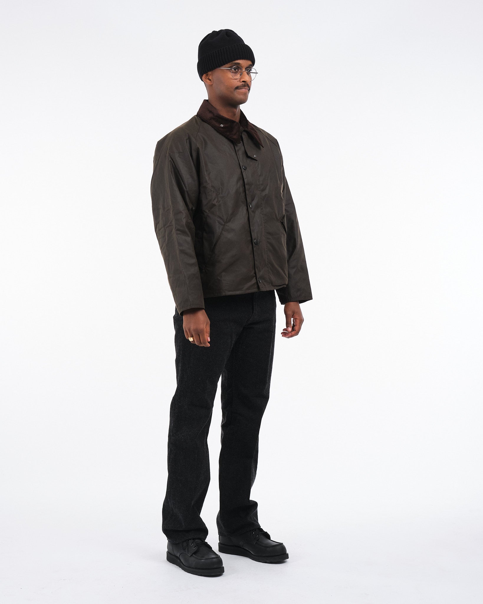 美品】Barbour os transport wax 36 オリーブ-美品✴︎クレージュ