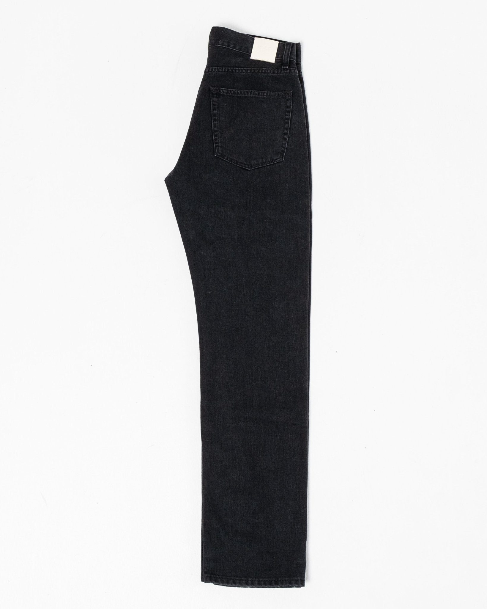 Straight Cut Jeans Rinsed Black - Meadow of Malmö
