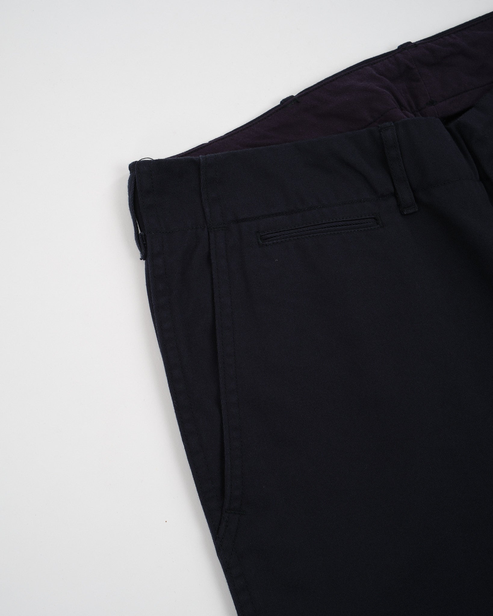 Wide Chino Pants Navy - Meadow